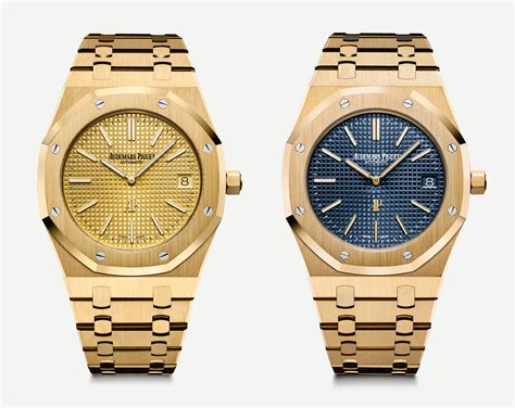 audemars piguet royal oak gold dial|piguet royal oak watch price.